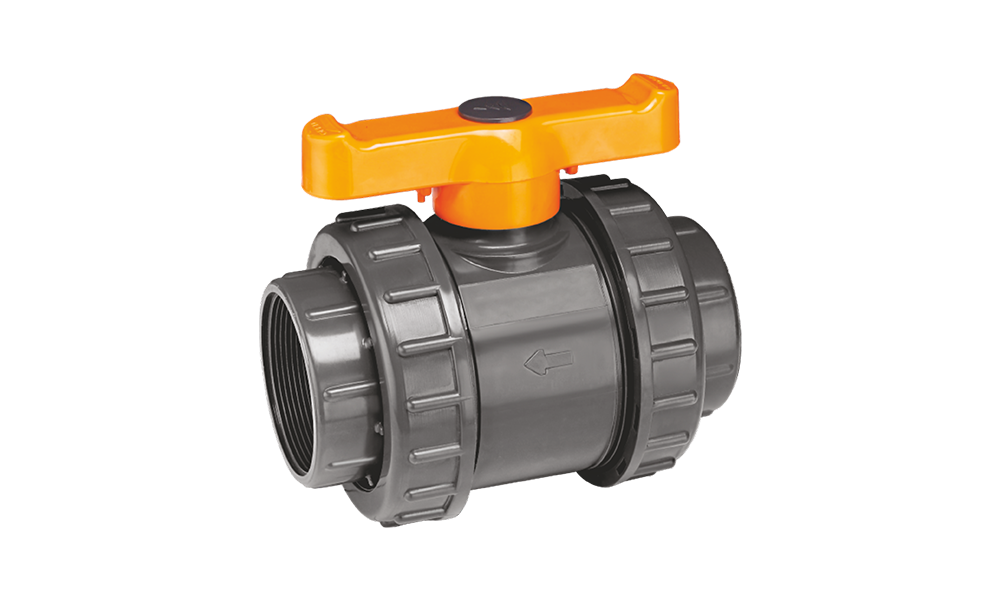 Double Union Pvc Ball Valve 1