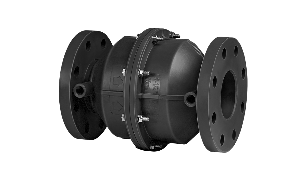 Spring Loaded Ball Type Plastic Check Valve