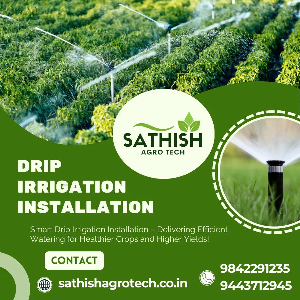 Drip Irrigation Installation in Tamilnadu