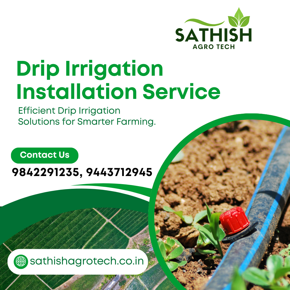 Drip Irrigation Installation Service in Coimbatore